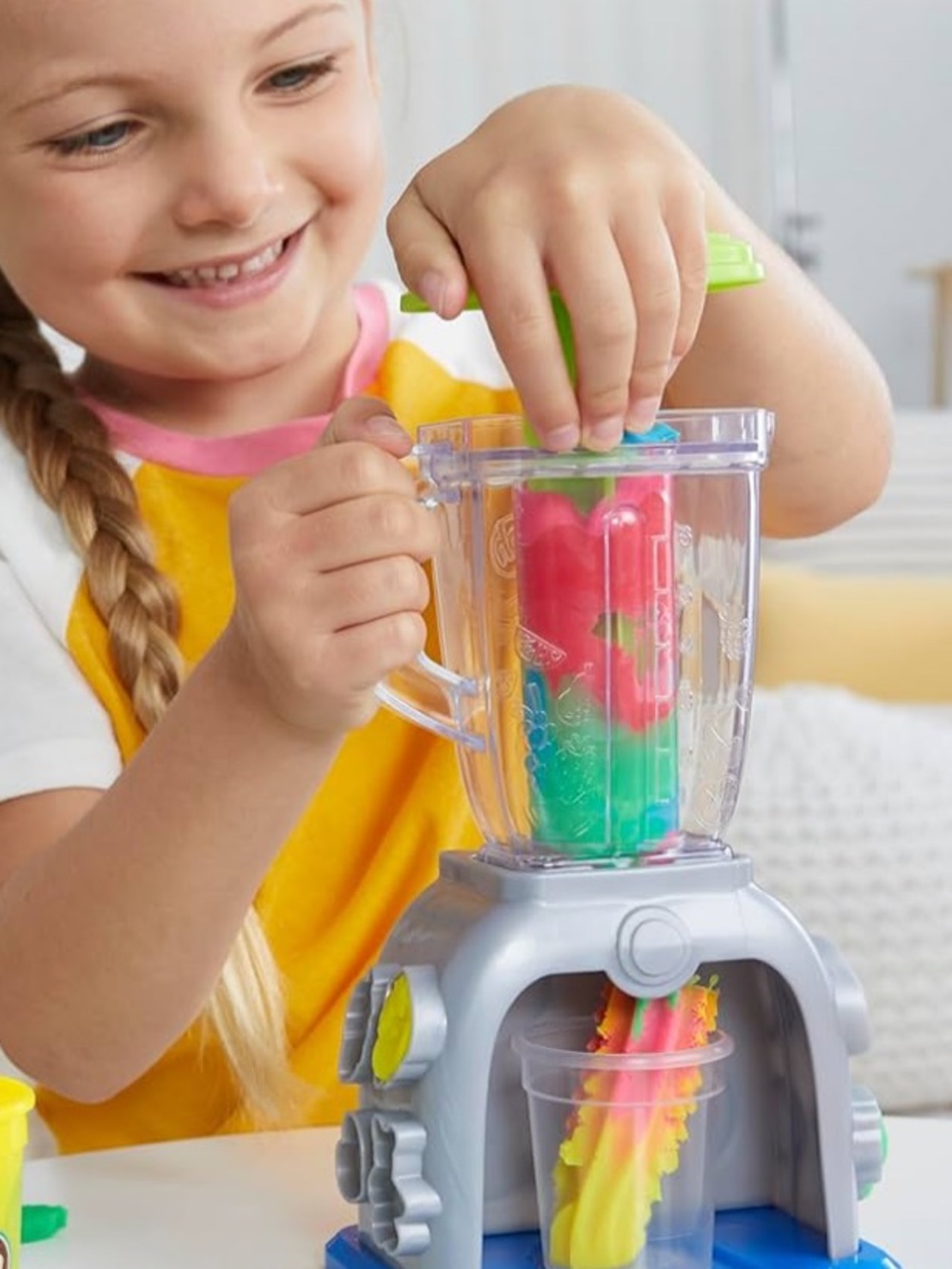 Play-Doh Blender Activity Set - Bright Green & Multicolor Sensory Toy